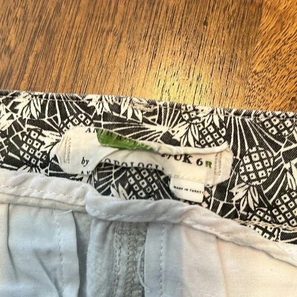 Anthropologie size 2 pineapple design pants. - Picture 3 of 5